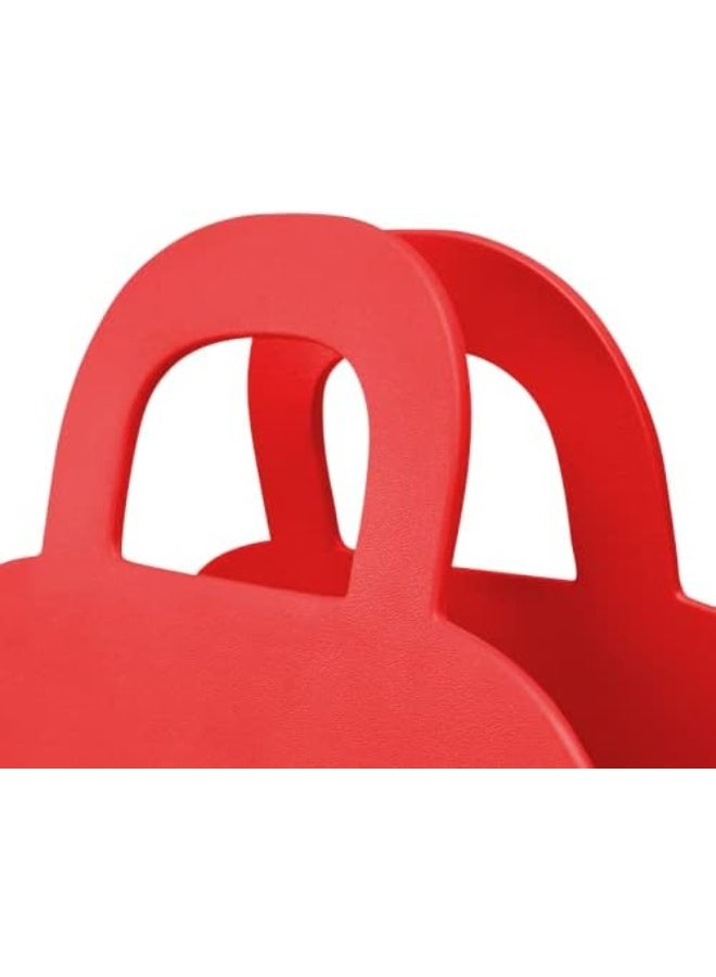 Fatboy حقيبة فات بوي سجوبر-كيس، حقيبة تسوق، متينة جداً، خفيفة الوزن، تحمل حتى 10 كجم، لا تسرب (أحمر) - Image 4